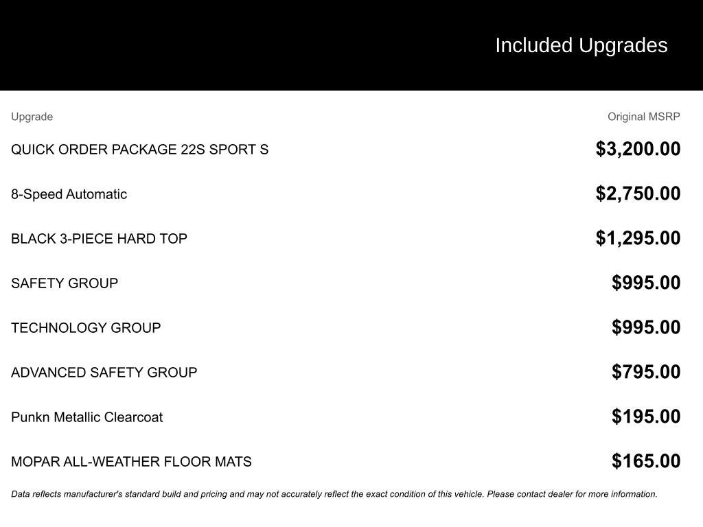 2020 Jeep Wrangler Unlimited Sport S
