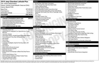 2019 Jeep Cherokee Latitude Plus