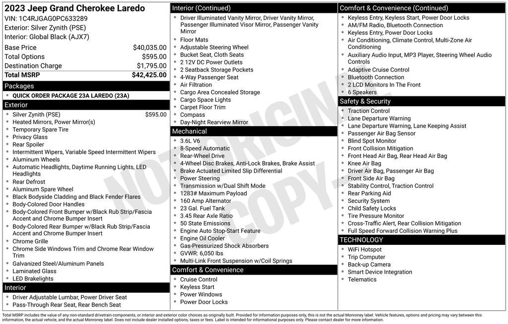 2023 Jeep Grand Cherokee Laredo