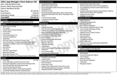 2024 Jeep Wrangler Rubicon 392