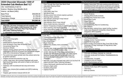 2020 Chevrolet Silverado 1500 LT