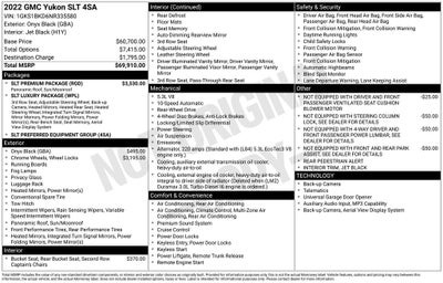 2022 GMC Yukon SLT