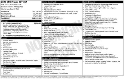 2023 GMC Yukon SLT