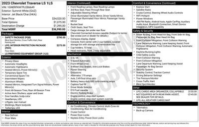 2023 Chevrolet Traverse LS
