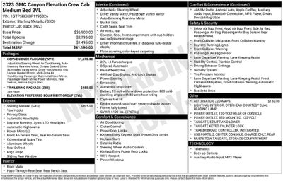 2023 GMC Canyon Elevation
