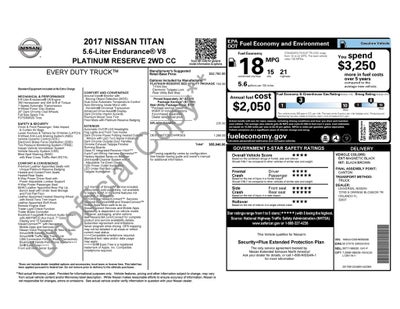 2017 Nissan Titan Platinum Reserve