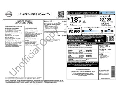 2013 Nissan Frontier SV