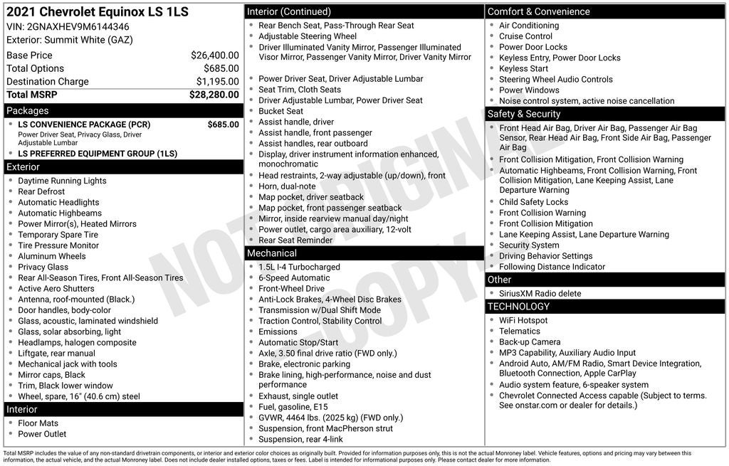 2021 Chevrolet Equinox LS