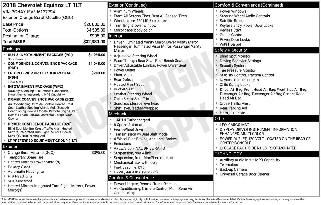 2018 Chevrolet Equinox LT