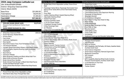 2024 Jeep Compass Latitude Lux