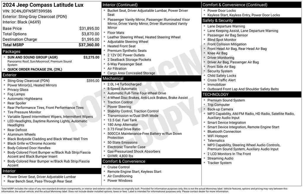 2024 Jeep Compass Latitude Lux