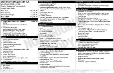 2025 Chevrolet Equinox LT