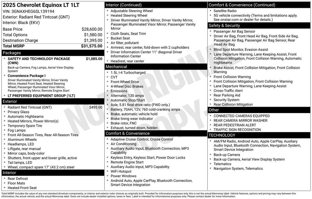 2025 Chevrolet Equinox LT