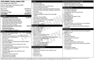 2025 BMW 3 Series 330i