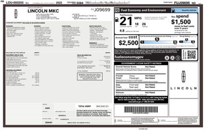 2015 Lincoln MKC Base