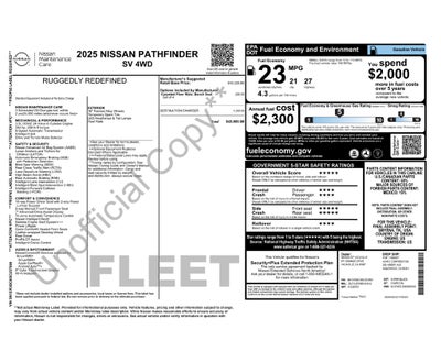 2025 Nissan Pathfinder SV