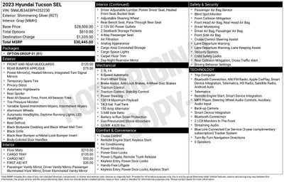 2023 Hyundai Tucson SEL