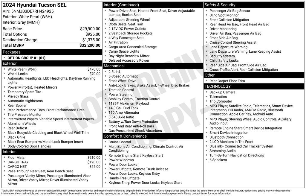 2024 Hyundai Tucson SEL
