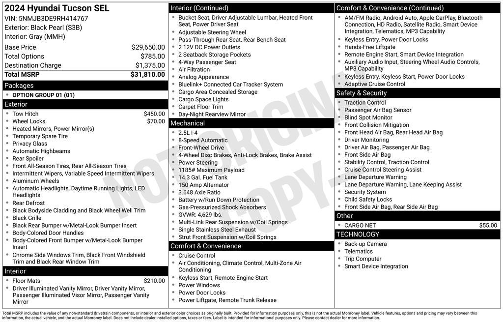 2024 Hyundai Tucson SEL