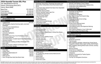 2026 Hyundai Tucson SEL