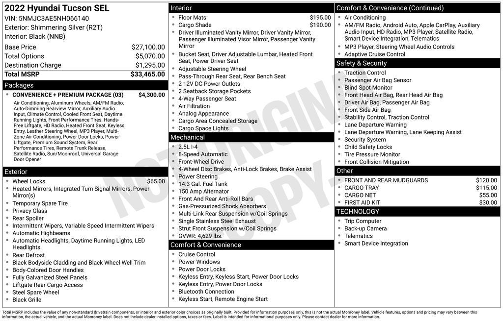 2022 Hyundai Tucson SEL