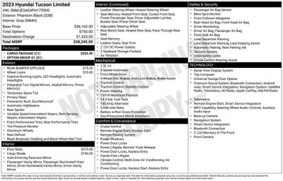 2023 Hyundai Tucson Limited