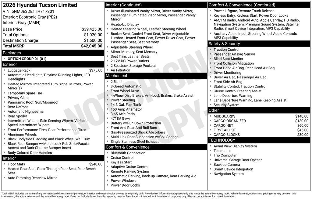2026 Hyundai Tucson Limited