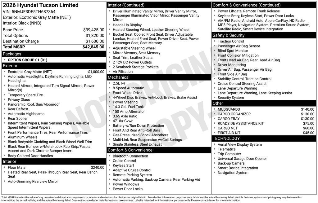 2026 Hyundai Tucson Limited