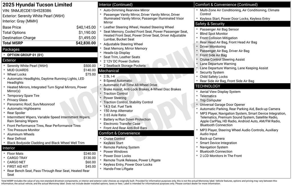 2025 Hyundai Tucson Limited