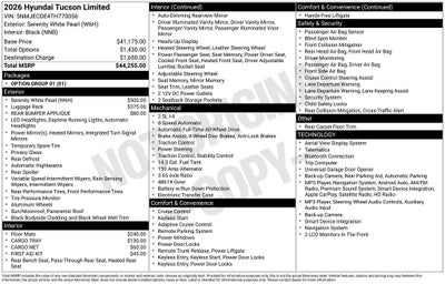 2026 Hyundai Tucson Limited