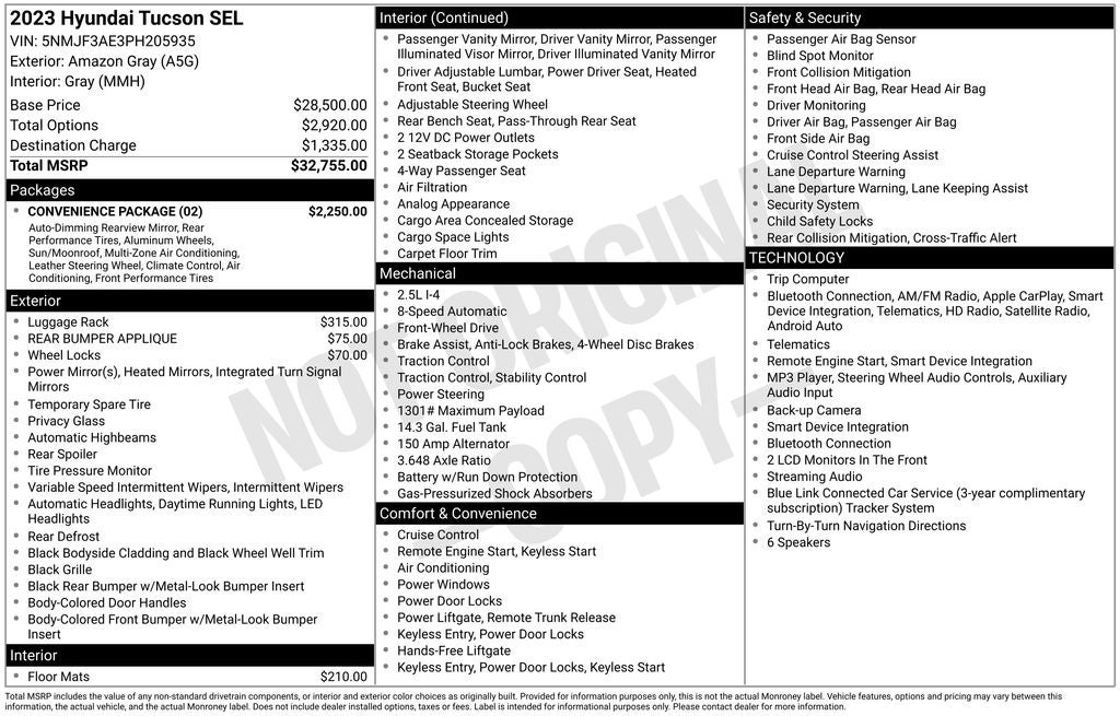 2023 Hyundai Tucson SEL