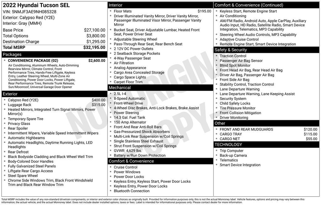 2022 Hyundai Tucson SEL