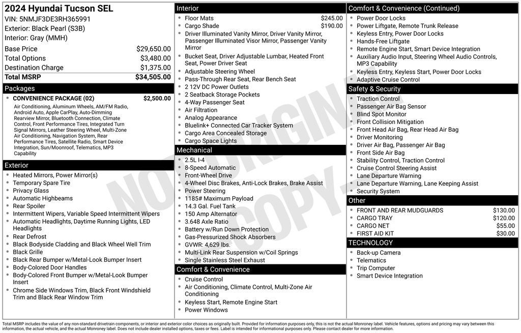2024 Hyundai Tucson SEL