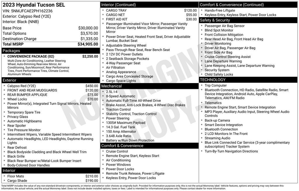 2023 Hyundai Tucson SEL