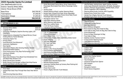 2025 Hyundai Santa Fe Limited