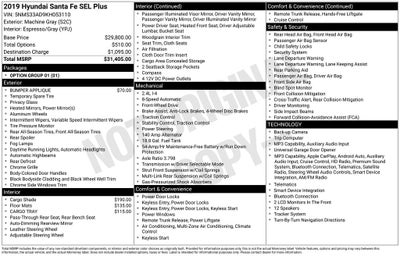 2019 Hyundai Santa Fe SEL Plus