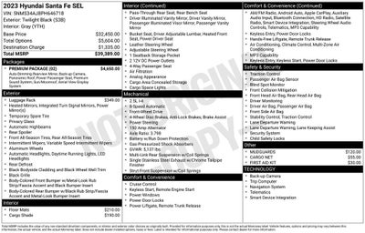 2023 Hyundai Santa Fe SEL