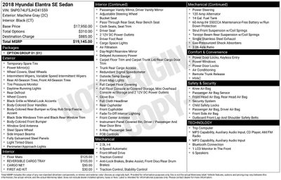 2018 Hyundai Elantra SE