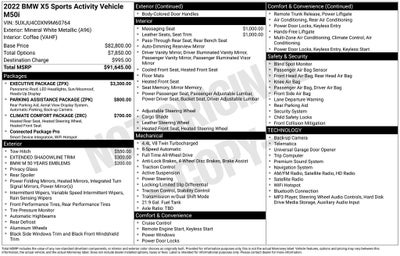 2022 BMW X5 M50i
