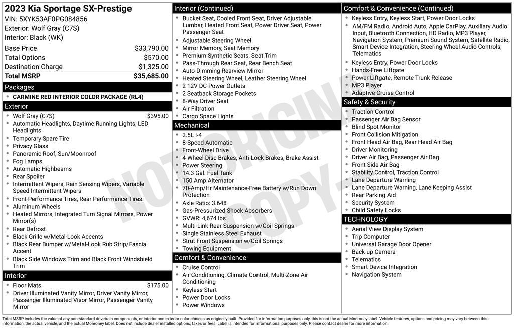 2023 Kia Sportage SX-Prestige