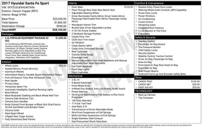 2017 Hyundai Santa Fe Sport 2.4 Base