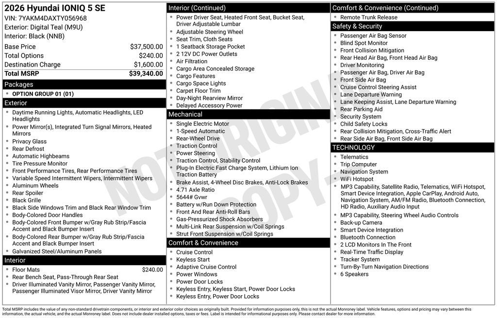 2026 Hyundai IONIQ 5 SE
