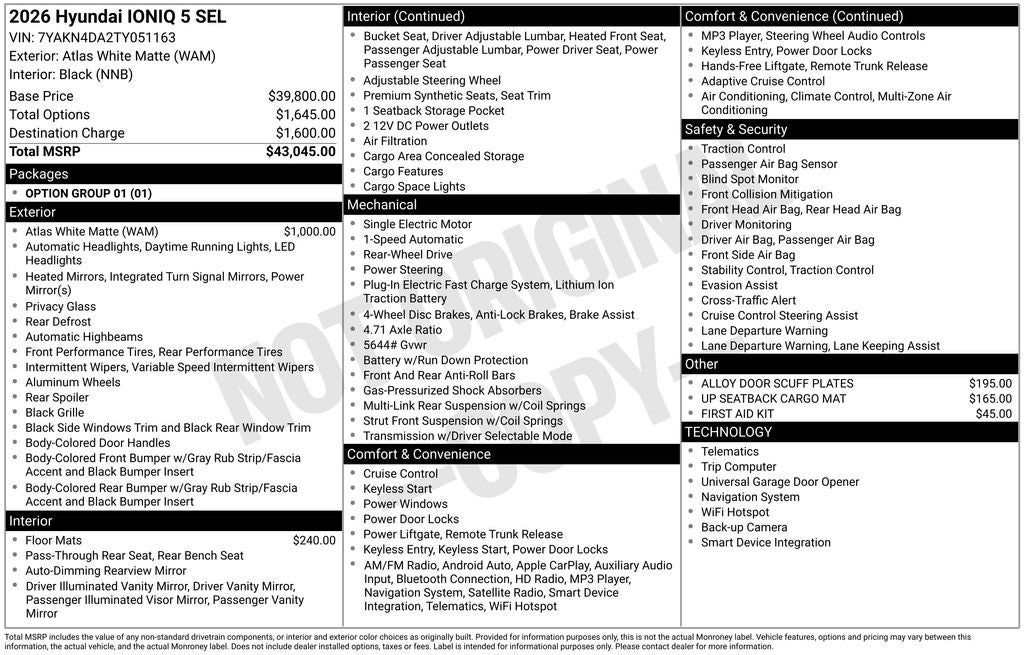 2026 Hyundai IONIQ 5 SEL