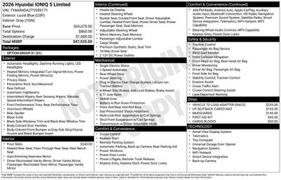 2026 Hyundai IONIQ 5 Limited