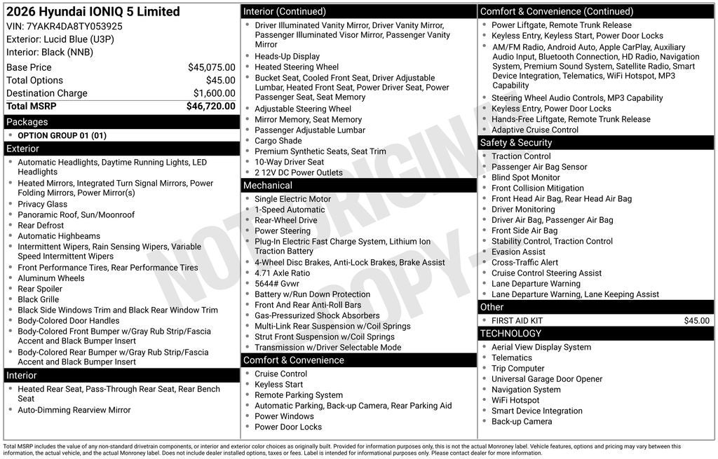 2026 Hyundai IONIQ 5 Limited