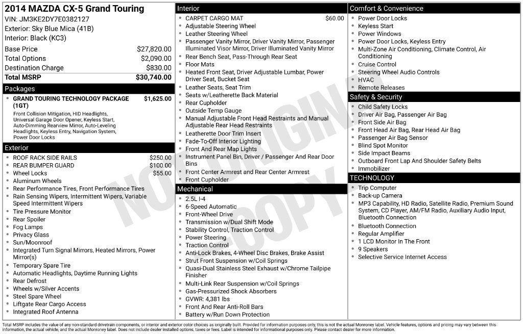2014 Mazda Mazda CX-5 Grand Touring