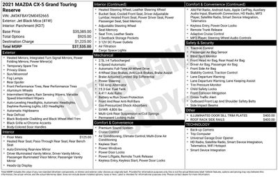 2021 Mazda Mazda CX-5 Grand Touring Reserve