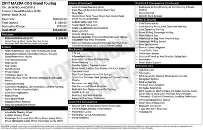 2017 Mazda Mazda CX-5 Grand Touring