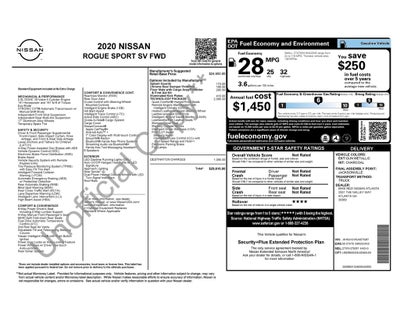 2020 Nissan Rogue Sport SV
