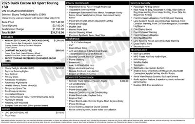 2025 Buick Encore GX Sport Touring